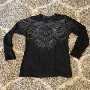 Affliction Long-Sleeve Shirt  (Reversible)